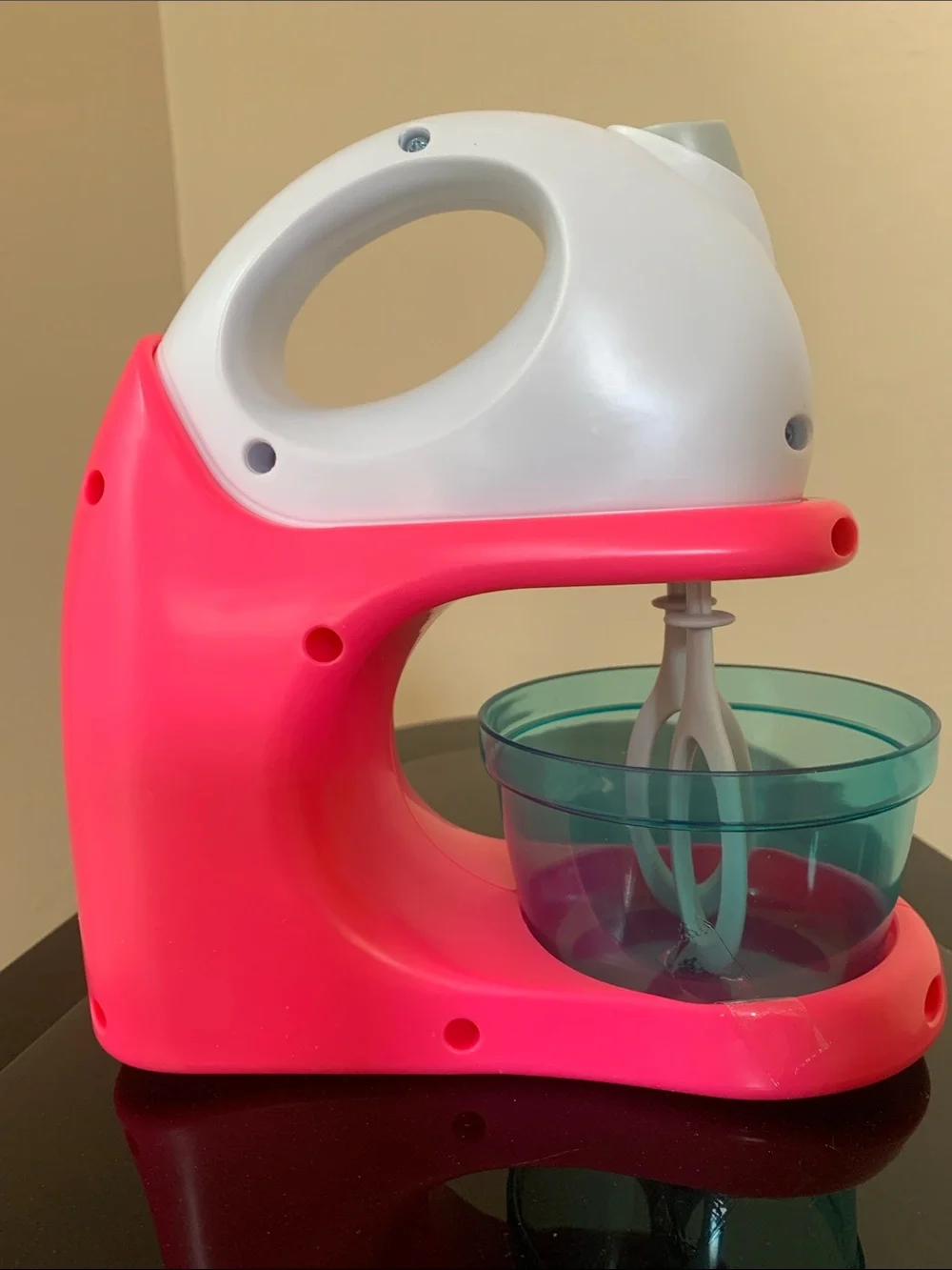 Barbie Pretend Play Kitchen Mixer with Spinning Blades and Mixing Sounds 7”